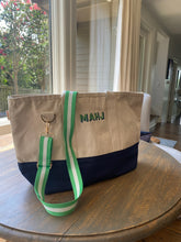 Load image into Gallery viewer, Color Block Utility Tote