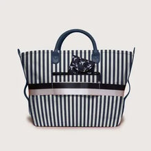 Load image into Gallery viewer, Canvas Stripe Tote