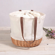 Load image into Gallery viewer, Coronado Canvas and Willow Basket
