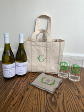Load image into Gallery viewer, Canvas Wine Tote - 4 bottle