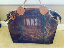 Load image into Gallery viewer, Waxed Canvas Weekend Bag