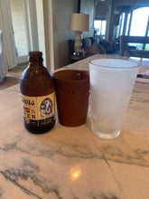 Load image into Gallery viewer, Leather Wrapped Pint Glasses - Set of 2