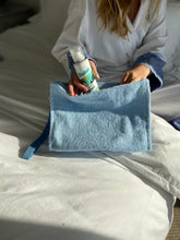 Load image into Gallery viewer, Terry Cloth Makeup Bag with Plastic Liner