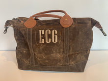 Load image into Gallery viewer, Waxed Canvas Weekend Bag