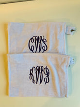 Load image into Gallery viewer, Terry Cloth Makeup Bag with Plastic Liner