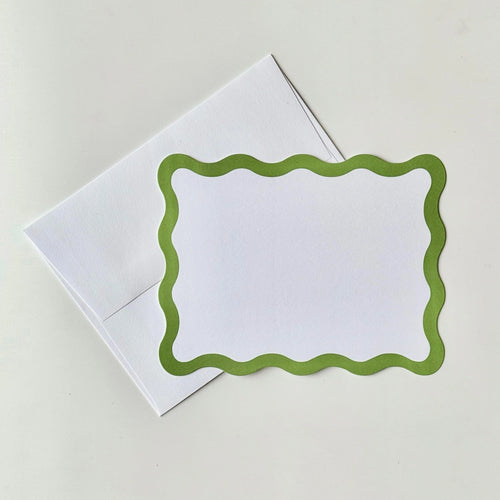 Scallop Flat Note Card