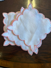 Load image into Gallery viewer, Scallop Cocktail Napkins