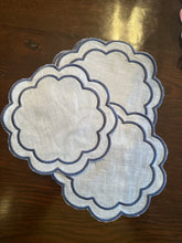 Load image into Gallery viewer, Scallop Cocktail Napkins