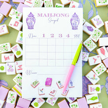 Load image into Gallery viewer, Mahjong Scorecard Pad - Taylor Tiles