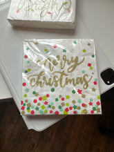 Load image into Gallery viewer, Merry Christmas cocktail napkin
