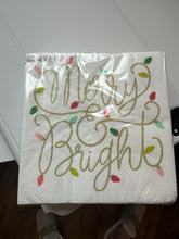Load image into Gallery viewer, Merry Christmas cocktail napkin