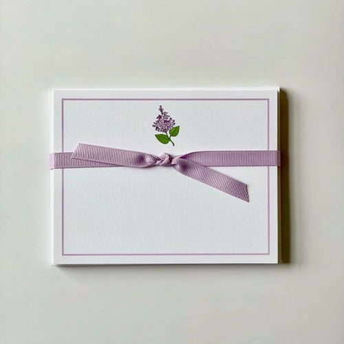 Lilac Flat Note Cards
