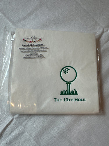 19th Hole Cocktail Napkins