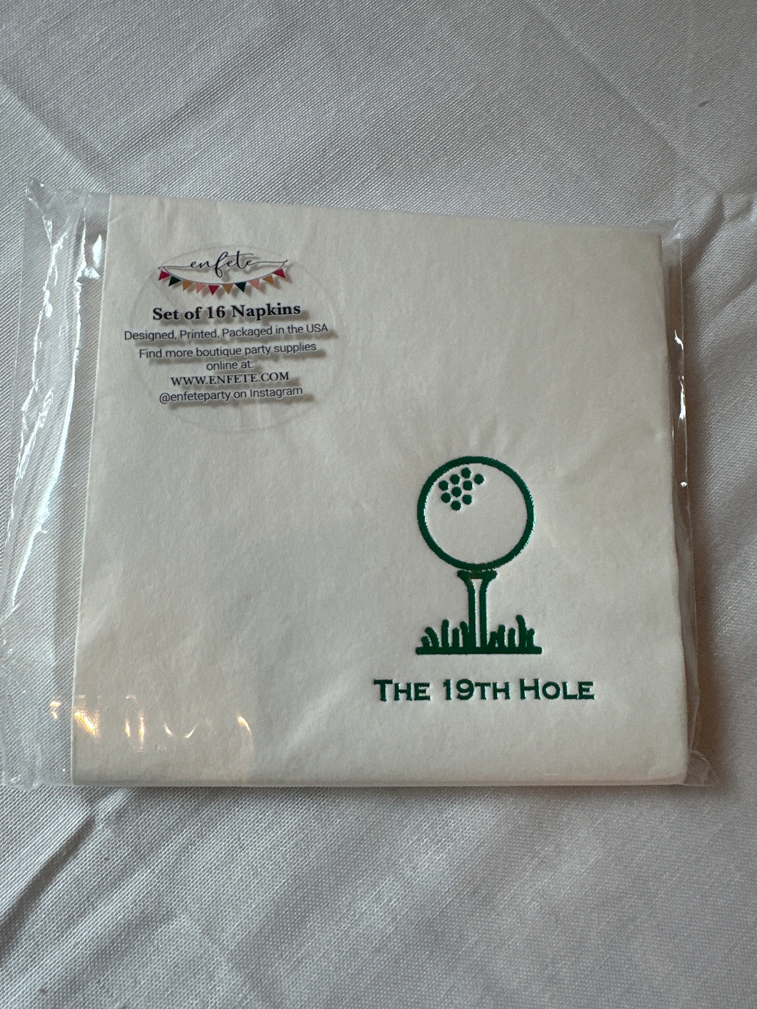 19th Hole Cocktail Napkins
