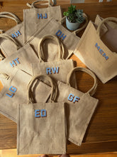 Load image into Gallery viewer, Burlap Tote-square