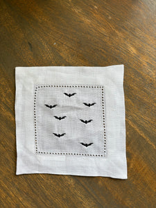 Hemstitch Cocktail Napkins - Set of 4