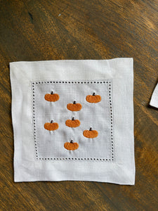 Hemstitch Cocktail Napkins - Set of 4