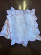 Load image into Gallery viewer, Scallop Cocktail Napkins