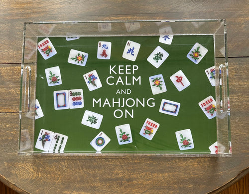 Mahjong Lucite Tray