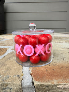 Valentine Acrylic Jar