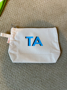 Canvas Cosmetic Pouch