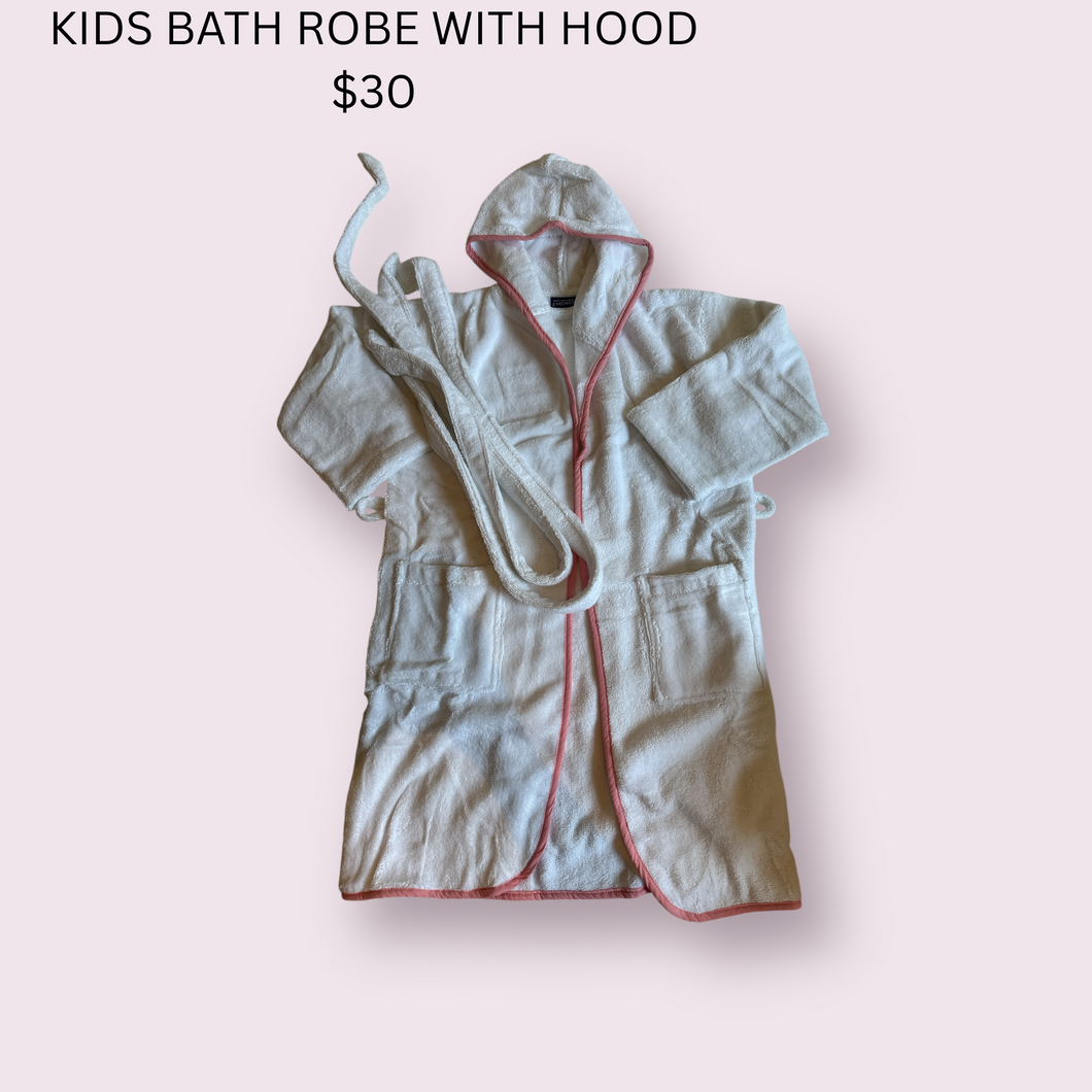 Kids Bathrobe with Hood