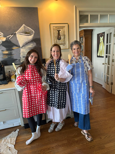 Pattern Apron with Oven and Mitt Set