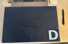 Load image into Gallery viewer, Navy Rummikub Set with small flaw with letter D