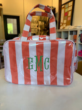 Load image into Gallery viewer, Wipeable Stripe Cosmetic Bag