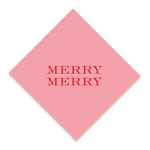Merry Merry Bold Block Napkins