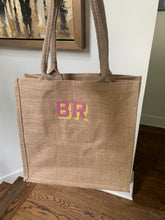 Load image into Gallery viewer, Burlap Tote-square