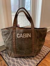 Load image into Gallery viewer, Waxed Canvas Boat Tote