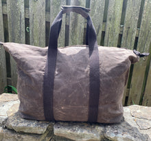 Load image into Gallery viewer, Waxed Canvas Voyager Weekender Duffle