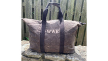 Load image into Gallery viewer, Waxed Canvas Voyager Weekender Duffle