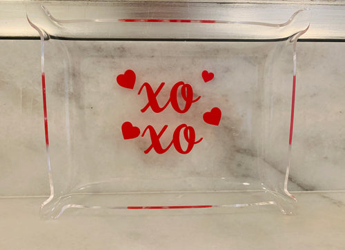 Valentine Acrylic Tray