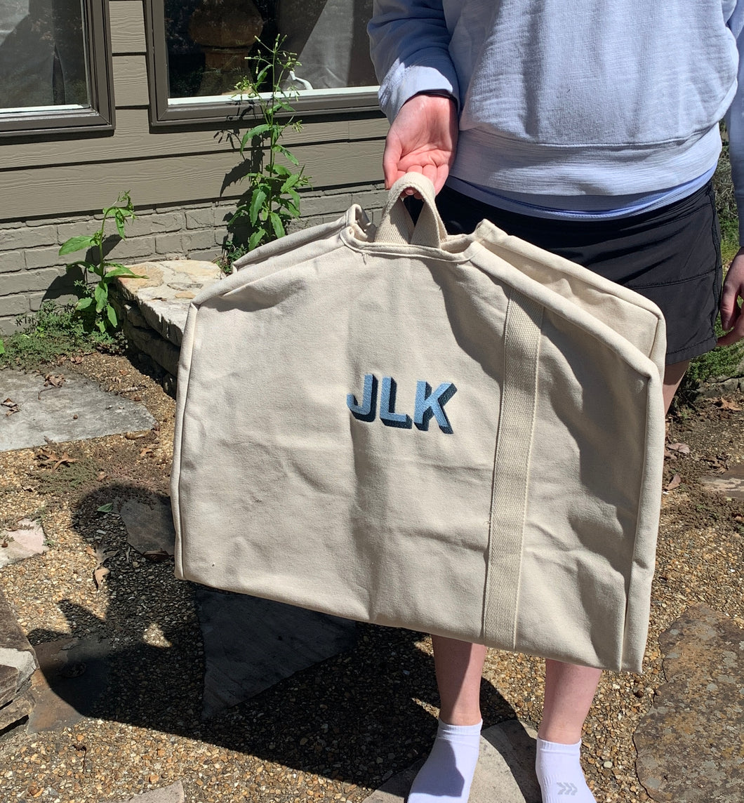 Canvas Garment Bag