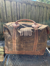 Load image into Gallery viewer, Waxed Canvas Weekend Bag