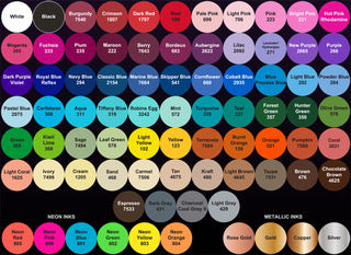 Ink Print Colors